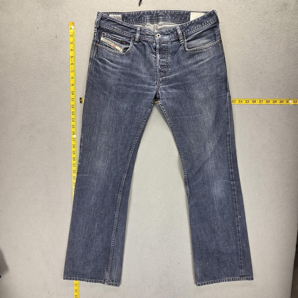 Diesel Jeans Mens 31x32 Blue Zatiny Regular Bootcut Medium Wash Button Fly 0088Z